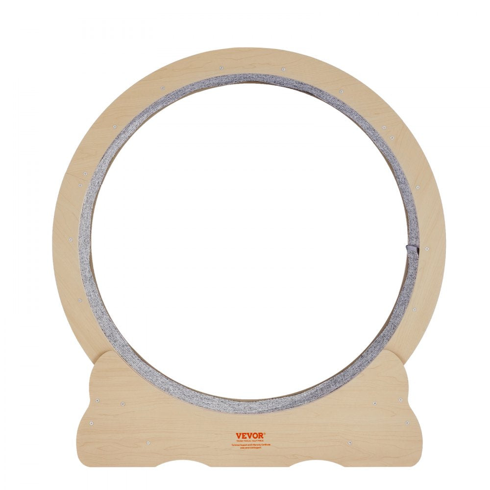 VEVOR Cat Exercise Wheel, Large Cat Treadmill Wheel for Indoor Cats, 35.8 inch Cat Running Wheel with Detachable Carpet and Cat Teaser for Running/Walking/Training, Suitable for Most Cats