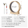 VEVOR Wooden Cat Exercise Wheel, 52" Large Cat Treadmill Wheel for Indoor Cats, Cat Running Wheel with Detachable Carpet & Cat Teaser for Running/Walking/Training, Suitable for Most Cats