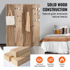 VEVOR Wood Room Divider, 4 Panel Wood Folding Privacy Screen, 66.9 Inches Tall Indoor Carved Partition Divider, Portable Decoration Screen, for Room Separation, Home, Office, Restaurant & Bedroom