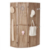 VEVOR Wood Room Divider, 4 Panel Wood Folding Privacy Screen, 66.9 Inches Tall Indoor Carved Partition Divider, Portable Decoration Screen, for Room Separation, Home, Office, Restaurant & Bedroom