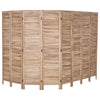 VEVOR Wood Room Divider, 8 Panel Wood Folding Privacy Screen, 66.9 Inches Tall Indoor Louvered Partition Divider, Portable Decoration Screen, for Room Separation, Home, Office, Restaurant & Bedroom