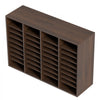VEVOR Literature Organizers, 36 Compartments Office Mailbox with Adjustable Shelves, Wood Literature Sorter 39.3x12x26.8 inches for Office, Home, Classroom, Mailrooms Organization, EPA Certified Brown