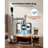 VEVOR Nitro Cold Brew Coffee Maker 135 oz Nitrogen Dispenser System, Home Brew Coffee Keg, Portable Nitrogen Infuser with Dispenser and Pressure Relieving Valve, Gift for Coffee Lovers