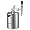 VEVOR Nitro Cold Brew Coffee Maker 135 oz Nitrogen Dispenser System, Home Brew Coffee Keg, Portable Nitrogen Infuser with Dispenser and Pressure Relieving Valve, Gift for Coffee Lovers