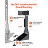 VEVOR High Lift Jack Mount Bracket, Farm Jack Holder Mounting Bracket Kit, Mount Carrier for Off Road Heavy-Duty Jacks, Compatible With YJ (1986-1996), TJ (1997-2006), JK (2006-2018), JL (2018-2024)