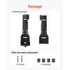 VEVOR High Lift Jack Mount Bracket, Farm Jack Holder Mounting Bracket Kit, Mount Carrier for Off Road Heavy-Duty Jacks, Compatible With YJ (1986-1996), TJ (1997-2006), JK (2006-2018), JL (2018-2024)