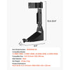 VEVOR High Lift Jack Mount Bracket, Farm Jack Holder Mounting Bracket Kit, Mount Carrier for Off Road Heavy-Duty Jacks, Compatible With YJ (1986-1996), TJ (1997-2006), JK (2006-2018), JL (2018-2024)