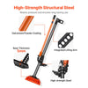 VEVOR Farm Jack with Base, 60" Utility High Lift Farm Jack, 3.18 Ton (7,000 lbs) Capacity Ratcheting Off Road Utility Jacks, Heavy-Duty Lift Jacks with 5.12"-54.33" Lifting Range for Tractor, Truck, SUV