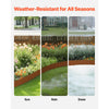 VEVOR Steel Landscape Edging, 10 Packs 40 x 4.5 in Weather-Resistant & Pre-Rust Metal Landscape Edging, Bendable Garden Edging Border, Heavy Duty Lawn Edging, Flower Bed Yard Pathway Divider
