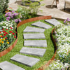 VEVOR Steel Landscape Edging, 10 Packs 40 x 4.5 in Weather-Resistant & Pre-Rust Metal Landscape Edging, Bendable Garden Edging Border, Heavy Duty Lawn Edging, Flower Bed Yard Pathway Divider