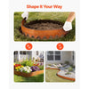 VEVOR Corten Steel Landscape Edging, 6-Pack 40 x 6 Inch Metal Edging for Landscaping with 8 Connecting Plates, Bendable Metal Garden Edge Border for Flower Bed, Yard Pathway, Rust