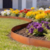 VEVOR Corten Steel Landscape Edging, 6-Pack 40 x 6 Inch Metal Edging for Landscaping with 8 Connecting Plates, Bendable Metal Garden Edge Border for Flower Bed, Yard Pathway, Rust