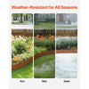 VEVOR Steel Landscape Edging, 6 Packs 40 x 8 in Weather-Resistant & Pre-Rust Metal Landscape Edging, Bendable Garden Edging Border, Lawn Edging for Flower Bed Yard Pathway Divider