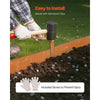VEVOR Steel Landscape Edging, 6 Packs 40 x 6 in Weather-Resistant & Pre-Rust Metal Landscape Edging, Bendable Garden Edging Border, Heavy Duty Lawn Edging, Flower Bed Yard Pathway Divider