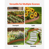 VEVOR Steel Landscape Edging, 6 Packs 40 x 8 in Weather-Resistant & Pre-Rust Metal Landscape Edging, Bendable Garden Edging Border, Shark Spike, Lawn Edging for Flower Bed Yard Pathway Divider