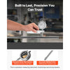 VEVOR Dial Test Indicator with Metal Base, 0.001 inch Accuracy, 0-1 inch Range, Easy to Read Large Dial, Professional for Narrow Area Measurement, Industrial Machining & Inspection, Precision Testing