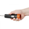 VEVOR 1/4" Drive Torque Screwdriver Wrench Set | 10-70 in-lbs Torque Adjustment Range | 1 in-lb Increment Torque Screwdriver | Driver Bits Set with View Window, 12 Bits & Case, Magnetic Function