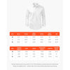 VEVOR Men's Button Up Shirt, Mens Long Sleeve Wrinkle-free Button Down Dress Shirts, Slim Fit Soft Stretch Fabric for Business Casual or Formal, Work, Wedding, Dinner, White, XL Size