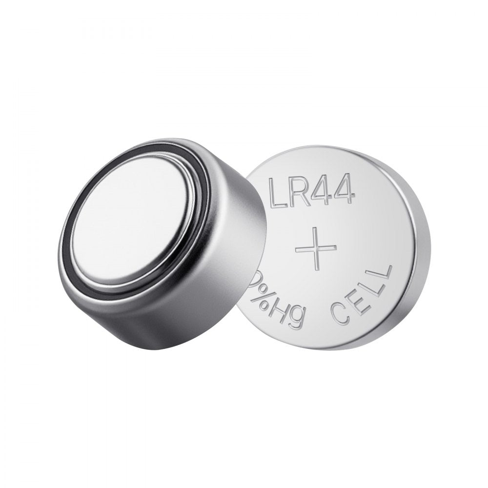 VEVOR Button Cell Battery, 4 Pack (40 Count) LR44 Alkaline Batteries Non-Mercury, AG13 357 303 SR44 Battery 1.5V Button Coin Cell Batteries for Remote Controls, Heart Rate Monitors, and Other Devices