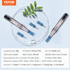 VEVOR Professional Microneedling Pen M8S, Electric Derma Pen with 12PCS Anti-Backflow Cartridges, 6 Variable Speed Skin Care Beauty Device with LCD Display and 0-2.5mm Adjustable Needle Length