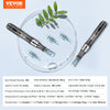 VEVOR Professional Microneedling Pen, Electric Derma Pen with 20PCS Disposable Cartridges, 6 Variable Speed Skin Care Beauty Device with LCD Display and 0-2.5mm Adjustable Needle Length