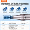 VEVOR Microneedling Pen M8S, Electric Derma Pen with 20PCS Anti-Backflow Cartridges, 6 Variable Speed Skin Care Beauty Device with LCD Display and 0-2.5mm Adjustable Needle Length