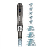 VEVOR Professional Microneedling Pen, Electric Derma Pen with 22PCS Disposable Cartridges, 6 Variable Speed Skin Care Beauty Device with LCD Display and 0-2.5mm Adjustable Needle Length