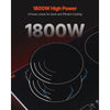 VEVOR Induction Cooktop, 1800W Electric Countertop Burner, 2 Burner Touch Control Stove, Built-in Induction Cooktop with 9 Power Settings, Child Safety Lock, Timer, Glass Surface