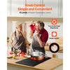 VEVOR Induction Cooktop, 3500W Electric Countertop Burner, 2 Burner Knob Control Stove, Built-in Induction Cooktop with 12 Temperature Settings, Glass Surface, Auto Shut-Off