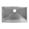 VEVOR 33-inch Kitchen Undermount Single Bowl Sinks, Stainless Steel Drop-In Farmhouse Basin with Accessories, Household Dishwasher Sinks for RV, Prep Kitchen, Laundry Room, Bar
