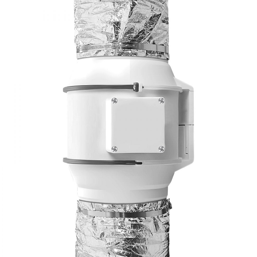 VEVOR Dryer Vent Hose, 6'' Insulated Flexible Duct 25FT Long with 2 Duct Clamps, Heavy-Duty Three Layer Protection for HVAC Heating Cooling Ventilation and Exhaust, R-4.2 Flame Resistance Value