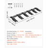 VEVOR Bucket Tooth Bar,45.2 in Heavy Duty 6 Teeth Tractor Bucket Bar for Tractor Loader Skidsteer, 4560 lbs Load Capacity, Bolt On Teeth Bars for Buckets Protection Efficient & Soil Excavation