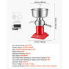 VEVOR Electric Milk Cream Separator, 60L/H Output 10500RPM Milk Cream Centrifugal Separator, 304 Stainless Steel Goat Cow Milk Skimmer Separating Machine with 4.5L Bowl Capacity (40W, 100-240V)