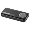 VEVOR Portable Charger, with Built-in Cables, 10000 mAh Travel Battery Pack, 6 Outputs 3 Inputs Fast Charging Power Bank with USB Type-C Micro-B Input, Smart LED Display, for iPhone, Samsung, Android