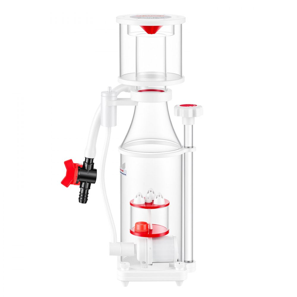 VEVOR Protein Skimmer for 53-106 Gal Saltwater Aquariums Internal with Pump, Protein Skimmer with DC Pinwheel Pump, Adjustable Control, Air Silencer, for 53-106 Gallon Saltwater Aquariums & Reef Tank