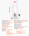 VEVOR Protein Skimmer for 106-185 Gal Saltwater Aquariums In Sump with Pump, Protein Skimmer with DC Pinwheel Pump, Adjustable Control, for 106-185 Gal Saltwater Aquarium & Reef Tank, In Sump Use Only