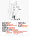 VEVOR Protein Skimmer for 20-30 Gal Saltwater Aquarium Hang On with DC Pump, Protein Skimmer with DC Pinwheel Pump, Adjustable Control, for 20-30 Gallon Small Saltwater Aquariums & Reef Tank Fish Tank