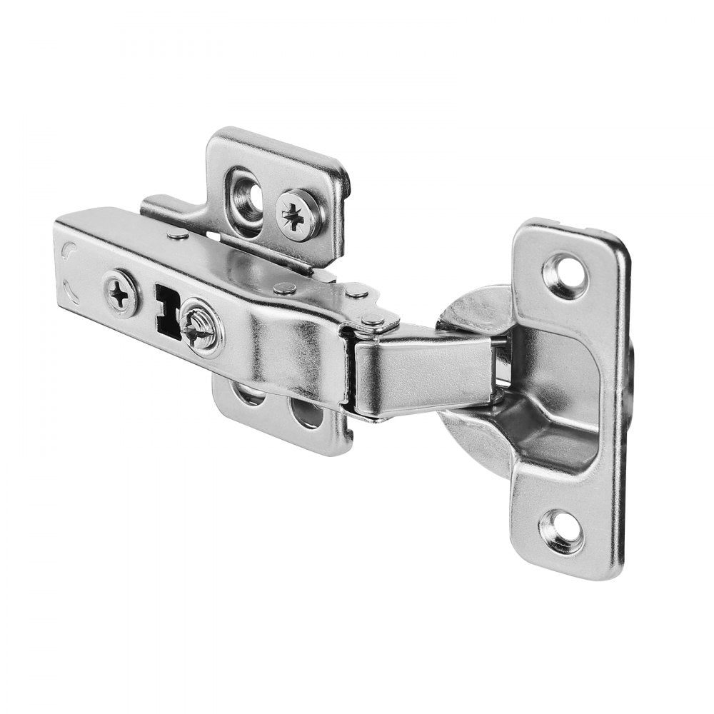 VEVOR Cabinet Hinges, 40 Packs Full Overlay Kitchen Cabinet Door Hinges, 100 Degree Opening Angel Soft Close Concealed Cupboard Hinges for Frameless Cabinet Type, with Mounting Screws