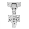 VEVOR Cabinet Hinges, 40 Packs Full Overlay Kitchen Cabinet Door Hinges, 100 Degree Opening Angel Soft Close Concealed Cupboard Hinges for Frameless Cabinet Type, with Mounting Screws