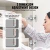 VEVOR Cabinet Hinges, 50 Packs Full Overlay Kitchen Cabinet Door Hinges, 100 Degree Opening Angel Soft Close Concealed Cupboard Hinges for Frameless Cabinet Type, with Mounting Screws