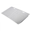 VEVOR Threshold Ramp for Doorways, 29.5 x 24.3 in, Platform Aluminum Wheelchair Ramp, Non-Slip Door Threshold Ramps, 750 lbs Load Capacity, for Home Steps, Curbs, Wheelchairs, Walkers, Scooter, Carts