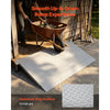 VEVOR Threshold Ramp for Doorways, 42.5 x 23.2 in, Platform Aluminum Wheelchair Ramp with Adjustable Height, Non-Slip Door Threshold Ramps, 1000 lbs Capacity, for Home Steps, Wheelchairs, Walkers