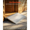 VEVOR Threshold Ramp for Doorways, 42.5 x 23.2 in, Platform Aluminum Wheelchair Ramp with Adjustable Height, Non-Slip Door Threshold Ramps, 1000 lbs Capacity, for Home Steps, Wheelchairs, Walkers