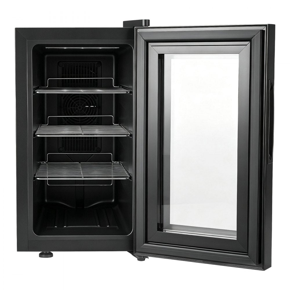 VEVOR Reptile Incubator 23L Digital Egg Incubator with Cooling & Heating, for Small Reptiles Hatching Lizard Snake Turtle Eggs, 50-104°F Temperature Control, LED Display & 3 Detachable Shelves, Black