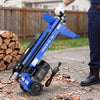 VEVOR Electric Log Splitter 6.5 Ton 15 Amp 1.98 HP Motor Wood Splitter, for Home Yard Forestry Harvesting, Kindling Cutting, 3400 RPM Portable Firewood Splitting Machine with Hydraulic Ram & Wheels