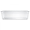 VEVOR 6-Pack Polycarbonate Food Pans, Full Size, 6" Deep, Clear, Prep Table for Restaurants, Buffets, Salad Bars, Commercial Food Storage Containers, Dishwasher Compatible, Stackable, Scale Markings