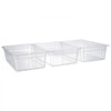VEVOR 6-Pack Polycarbonate Food Pans, Full Size, 6" Deep, Clear, Prep Table for Restaurants, Buffets, Salad Bars, Commercial Food Storage Containers, Dishwasher Compatible, Stackable, Scale Markings