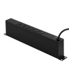 VEVOR 1U PDU, 12 Outlets, Rack Mount Power Strip Fits Standard 19" Server Racks, with Integrated Switch Surge Protection & Overload Protection, 110-125V/15A, Ideal for Home and Office