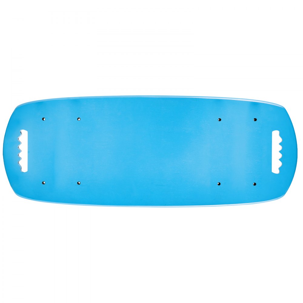 VEVOR Balance Board, Wobble Board Trainer for Adults, Premium Wooden Balance Training Equipment with Roller, Magnetic Stoppers, Storage Rack, for Core Workouts, Surf Trainer & Physical Therapy, Blue