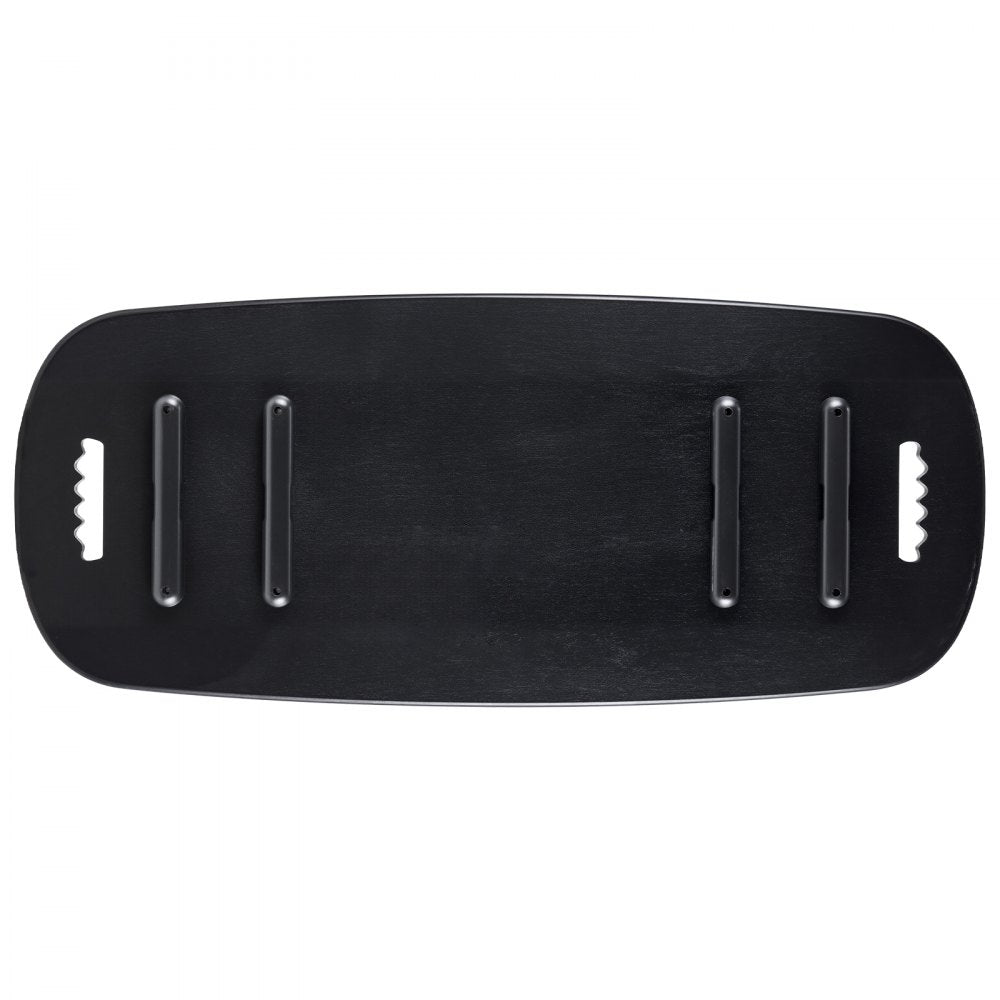 VEVOR Balance Board, 2-in-1 Wobble Board Trainer for Adults, Premium Wooden Balance Training Equipment, with Roller, Magnetic Stoppers, Storage Rack, for Core Workouts, Surf Trainer & Physical Therapy